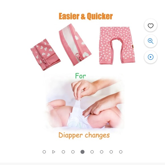 Pink Heart Sun Protection One Piece Rash Guard - Picture 3 of 5